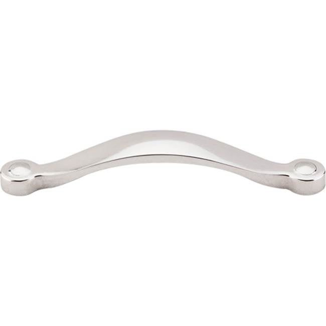 Top Knobs - Saddle Pull 5 1/16 Inch (c-c) Polished Nickel - Polished Nickel