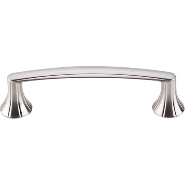 Top Knobs - Rue Pull 3 3/4 Inch (c-c) Brushed Satin Nickel - Brushed Satin Nickel