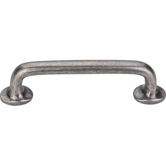 Top Knobs - Aspen Rounded Pull 4 Inch (c-c) Silicon Bronze Light - Silicon Bronze Light
