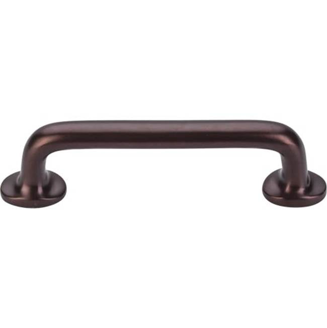 Top Knobs - Aspen Rounded Pull 4 Inch (c-c) Mahogany Bronze - Mahogany Bronze
