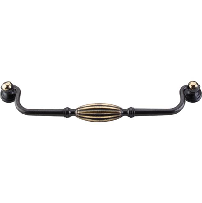 Top Knobs - Tuscany Drop Pull 8 13/16 Inch (c-c) Dark Antique Brass - Dark Antique Brass