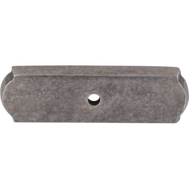 Top Knobs - Aspen Rectangle Backplate 2 1/2 Inch Silicon Bronze Light - Silicon Bronze Light