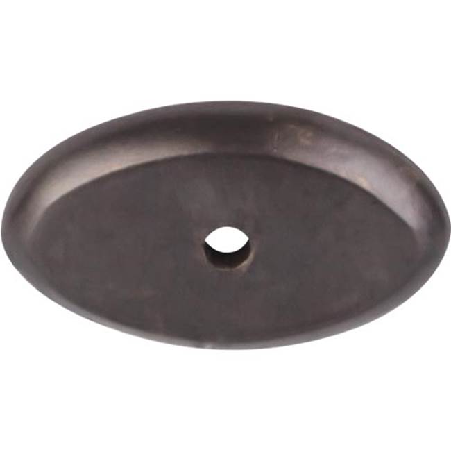 Top Knobs - Aspen Oval Backplate 1 1/2 Inch Medium Bronze - Medium Bronze