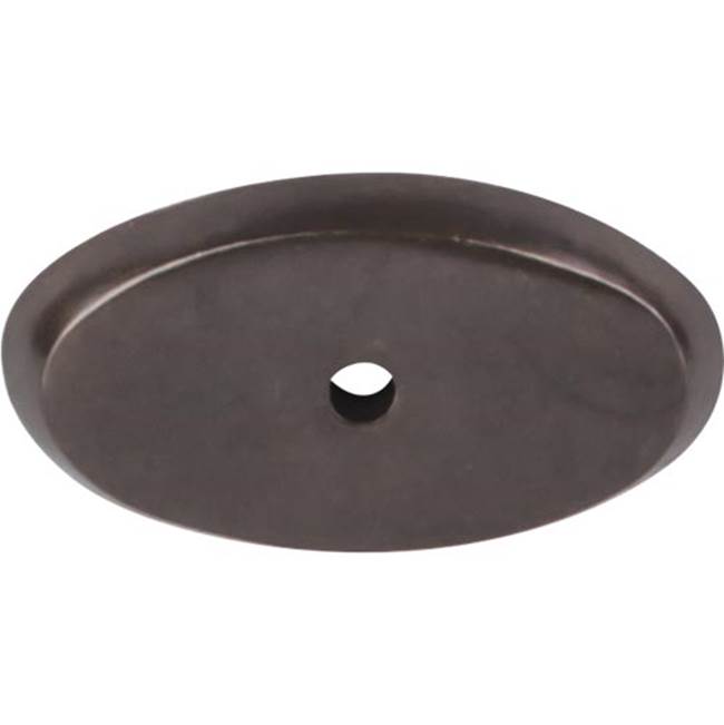 Top Knobs - Aspen Oval Backplate 1 3/4 Inch Medium Bronze - Medium Bronze