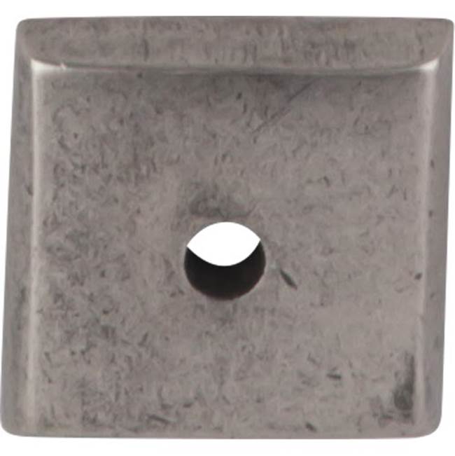 Top Knobs - Aspen Square Backplate 7/8 Inch Silicon Bronze Light - Silicon Bronze Light