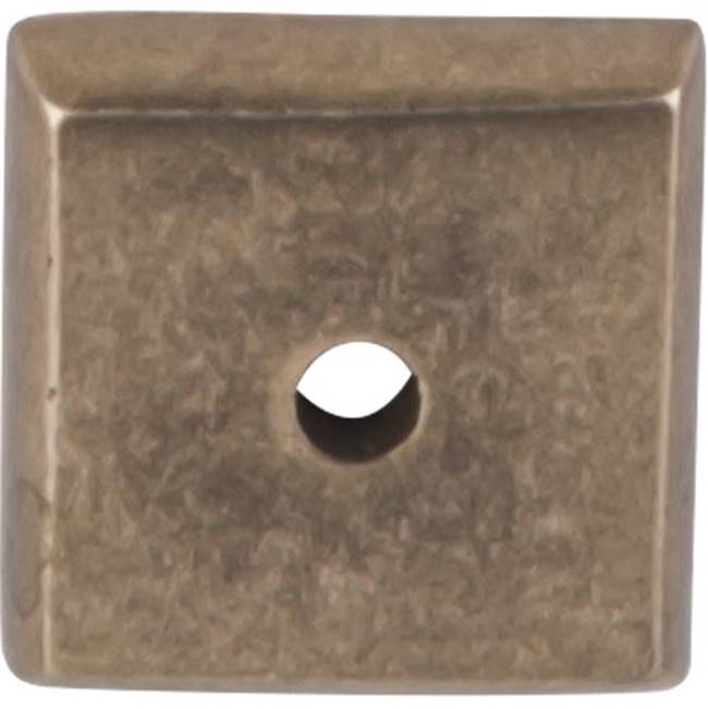 Top Knobs - Aspen Square Backplate 7/8 Inch Light Bronze - Light Bronze