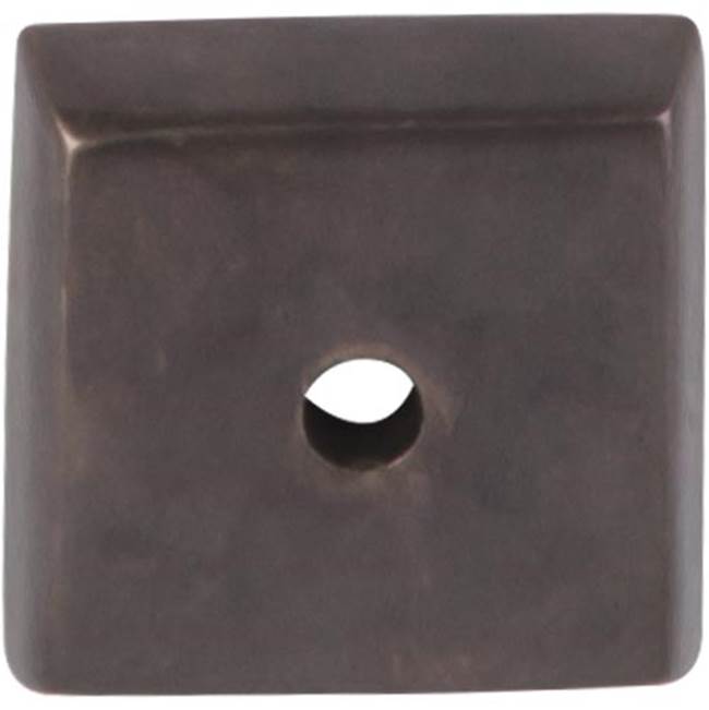 Top Knobs - Aspen Square Backplate 7/8 Inch Medium Bronze - Medium Bronze