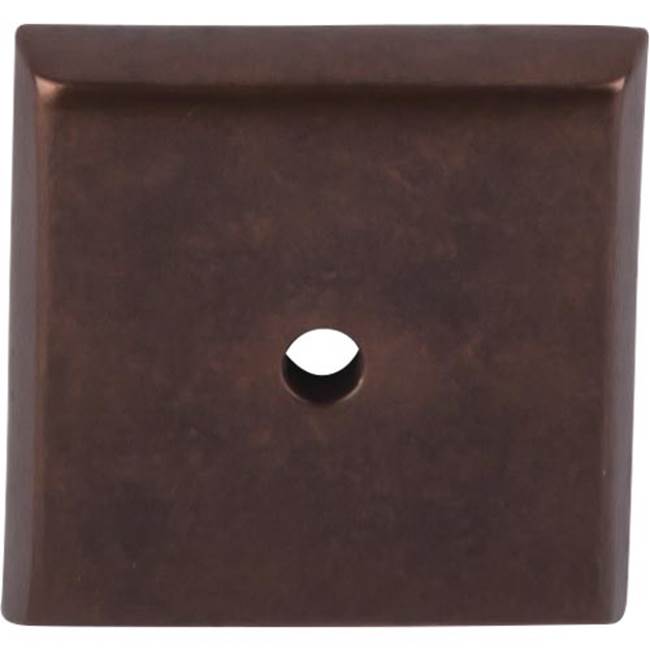 Top Knobs - Aspen Square Backplate 1 1/4 Inch Mahogany Bronze - Mahogany Bronze
