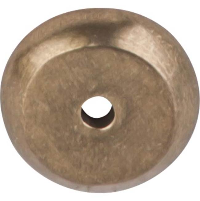 Top Knobs - Aspen Round Backplate 7/8 Inch Light Bronze - Light Bronze