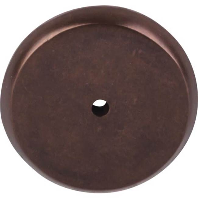 Top Knobs - Aspen Round Backplate 1 3/4 Inch Mahogany Bronze - Mahogany Bronze