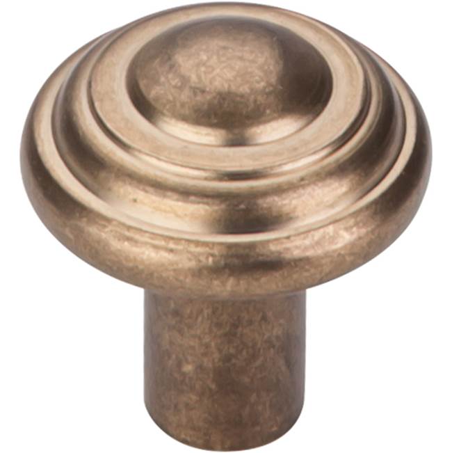 Top Knobs - Aspen Button Knob 1 1/4 Inch Light Bronze - Light Bronze