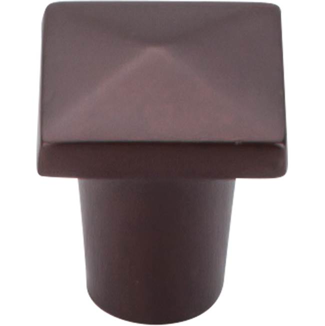 Top Knobs - Aspen Square Knob 3/4 Inch Mahogany Bronze - Mahogany Bronze
