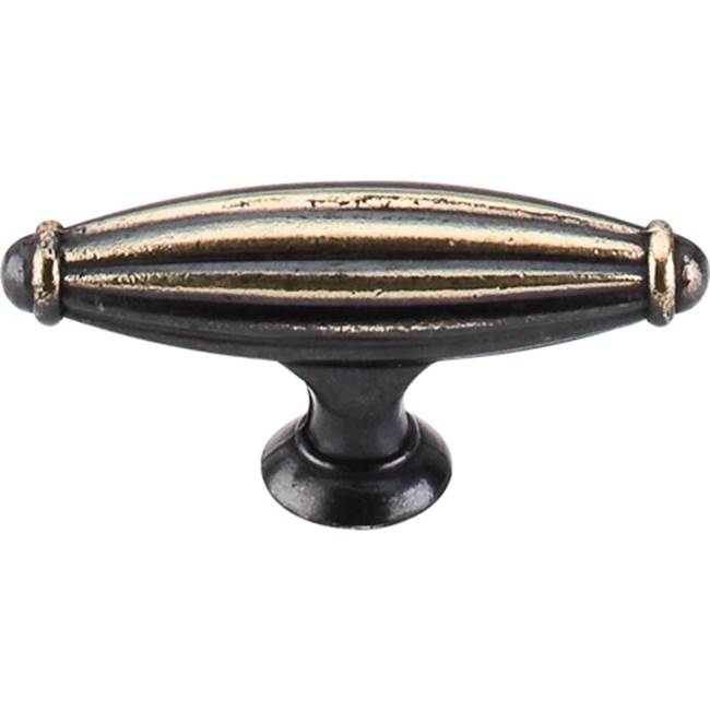 Top Knobs - Tuscany T-Handle 2 5/8 Inch Dark Antique Brass - Dark Antique Brass