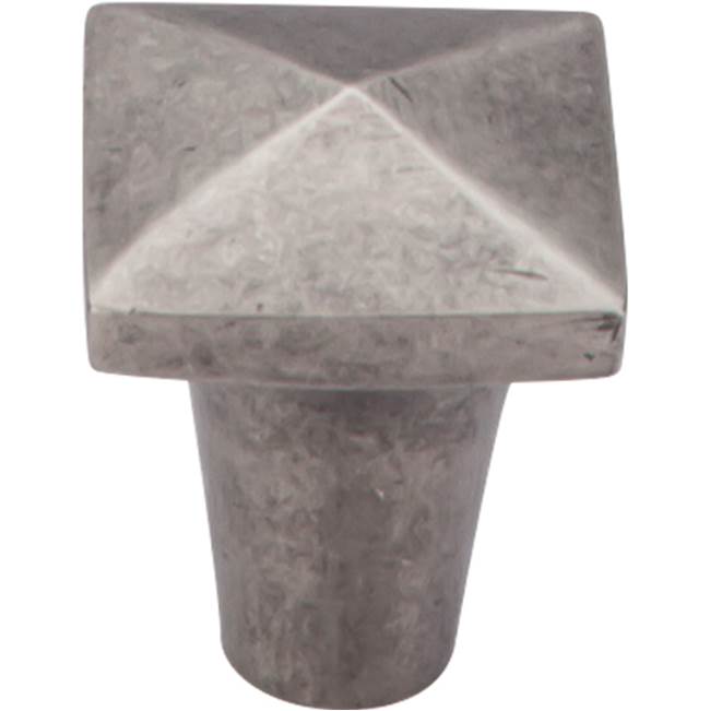 Top Knobs - Aspen Square Knob 7/8 Inch Silicon Bronze Light - Silicon Bronze Light