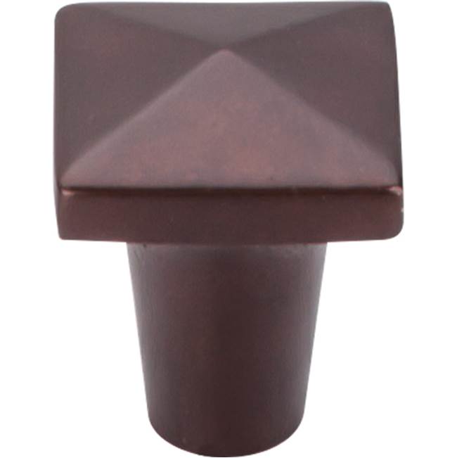 Top Knobs - Aspen Square Knob 7/8 Inch Mahogany Bronze - Mahogany Bronze