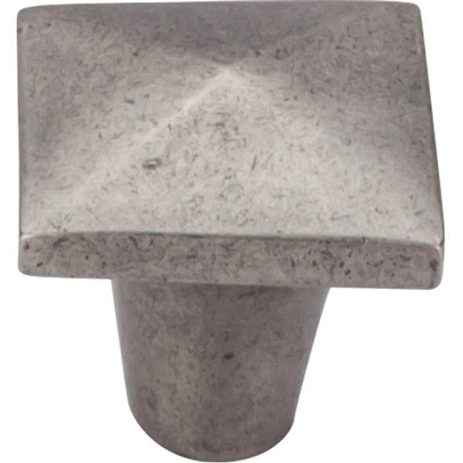 Top Knobs - Aspen Square Knob 1 1/4 Inch Silicon Bronze Light - Silicon Bronze Light