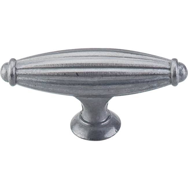 Top Knobs - Tuscany T-Handle 2 5/8 Inch Pewter Light - Pewter Light
