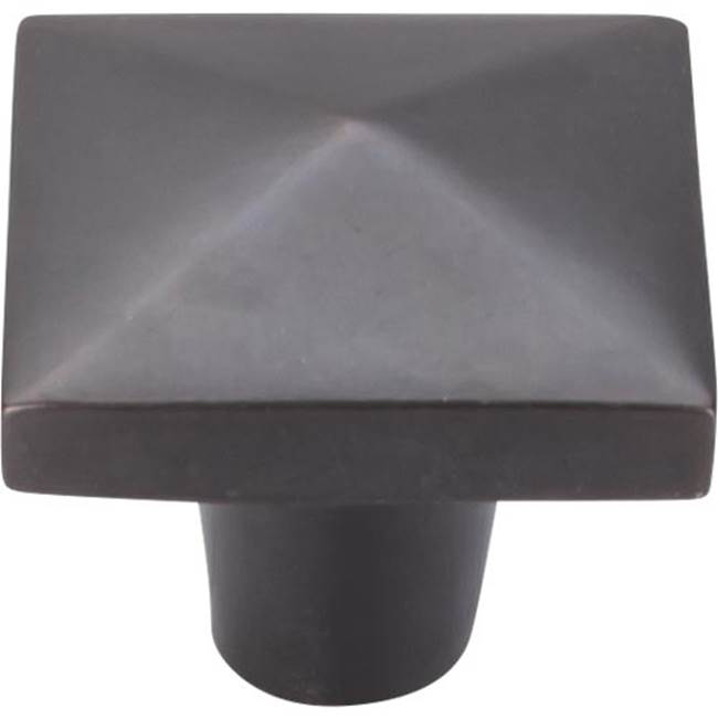 Top Knobs - Aspen Square Knob 1 1/2 Inch Medium Bronze - Medium Bronze