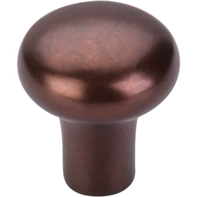 Top Knobs - Aspen Round Knob 1 1/8 Inch Mahogany Bronze - Mahogany Bronze