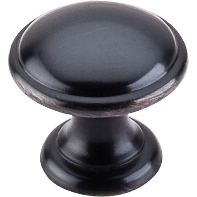 Top Knobs - Rounded Knob 1 1/4 Inch Tuscan Bronze - Tuscan Bronze