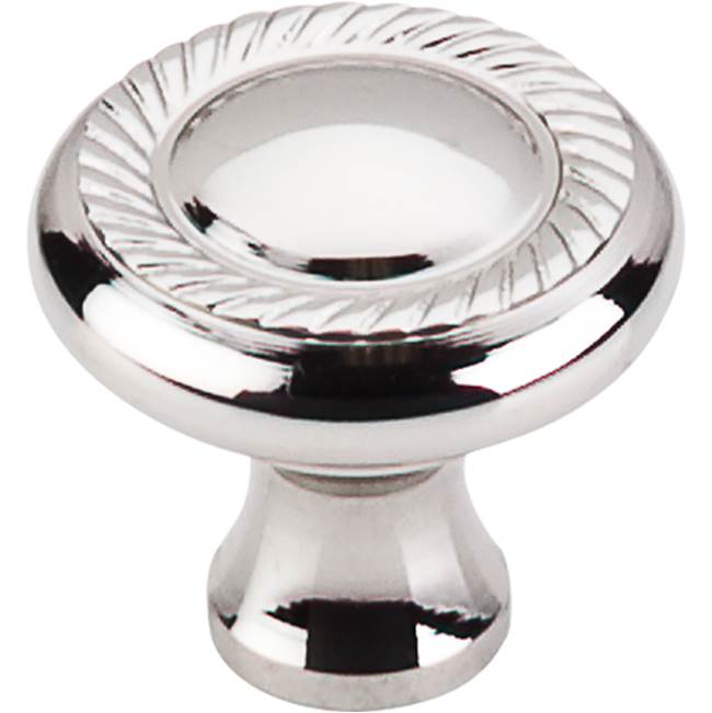 Top Knobs - Swirl Cut Knob 1 1/4 Inch Polished Nickel - Polished Nickel