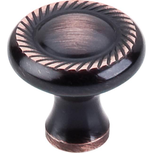 Top Knobs - Swirl Cut Knob 1 1/4 Inch Tuscan Bronze - Tuscan Bronze