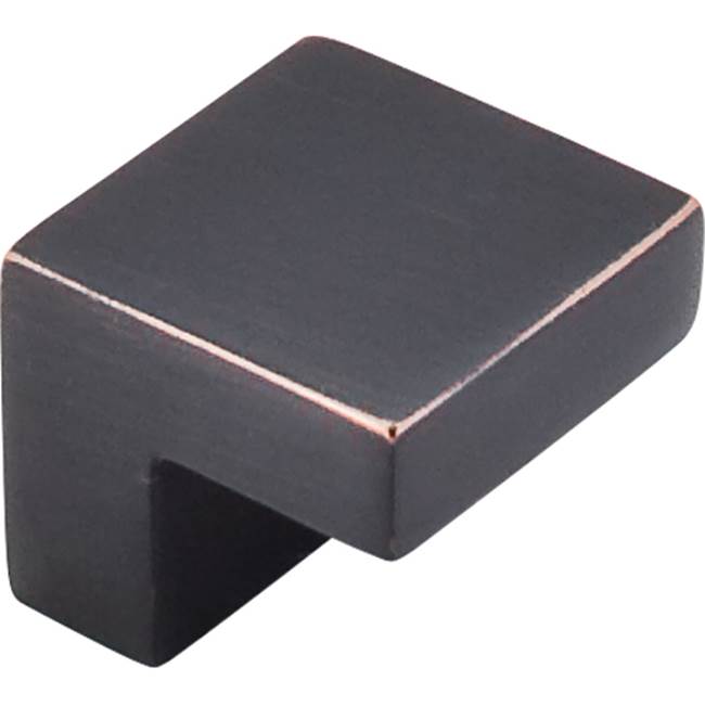 Top Knobs - Square Knob 5/8 Inch (c-c) Tuscan Bronze - Tuscan Bronze