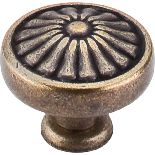 Top Knobs - Flower Knob 1 1/4 Inch German Bronze - German Bronze