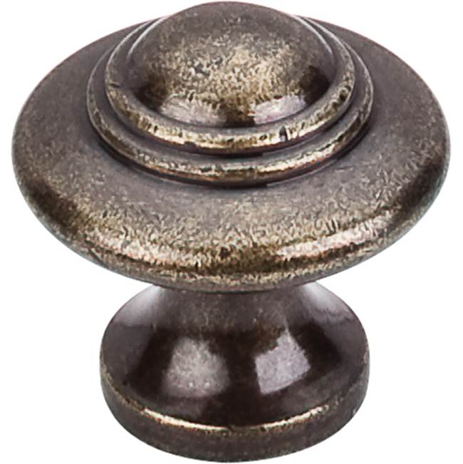 Top Knobs - Ascot Knob 1 1/4 Inch German Bronze - German Bronze