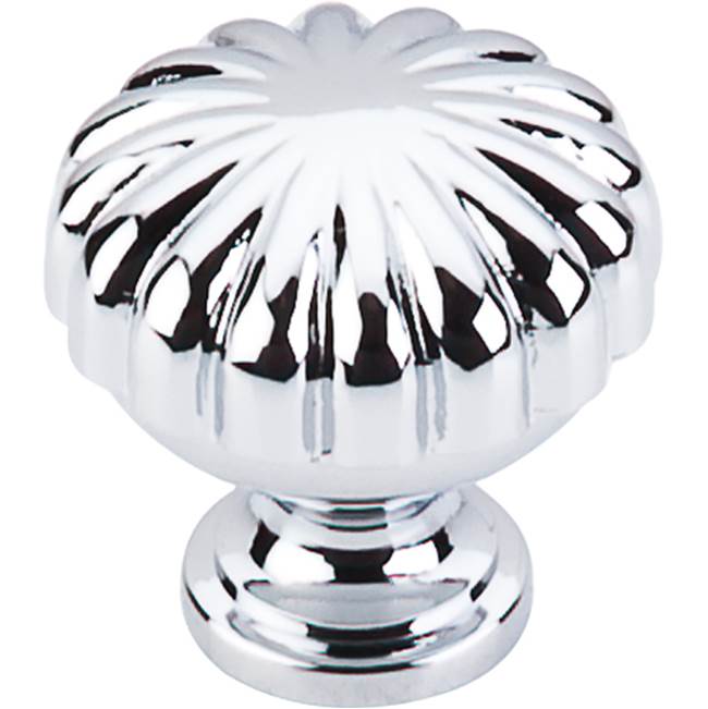 Top Knobs - Melon Knob 1 1/4 Inch Polished Chrome - Polished Chrome