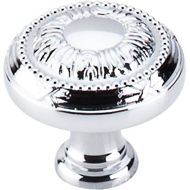 Top Knobs - Ribbon Knob 1 1/4 Inch Polished Chrome - Polished Chrome