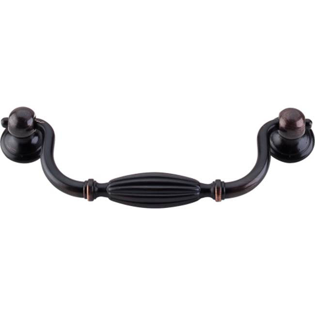 Top Knobs - Tuscany Drop Pull 5 1/16 Inch (c-c) Tuscan Bronze - Tuscan Bronze
