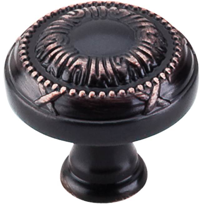 Top Knobs - Ribbon Knob 1 1/4 Inch Tuscan Bronze - Tuscan Bronze