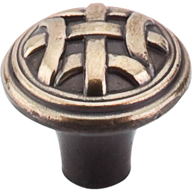Top Knobs - Celtic Small Knob 1 Inch Dark Antique Brass - Dark Antique Brass