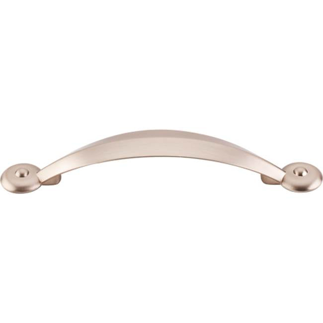 Top Knobs - Angle Pull 3 3/4 Inch (c-c) Brushed Bronze - Brushed Bronze