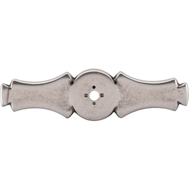 Top Knobs - Celtic Backplate 3 5/8 Inch Pewter Antique - Pewter Antique