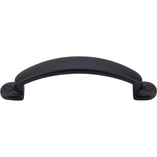 Top Knobs - Arendal Pull 3 Inch (c-c) Flat Black - Flat Black
