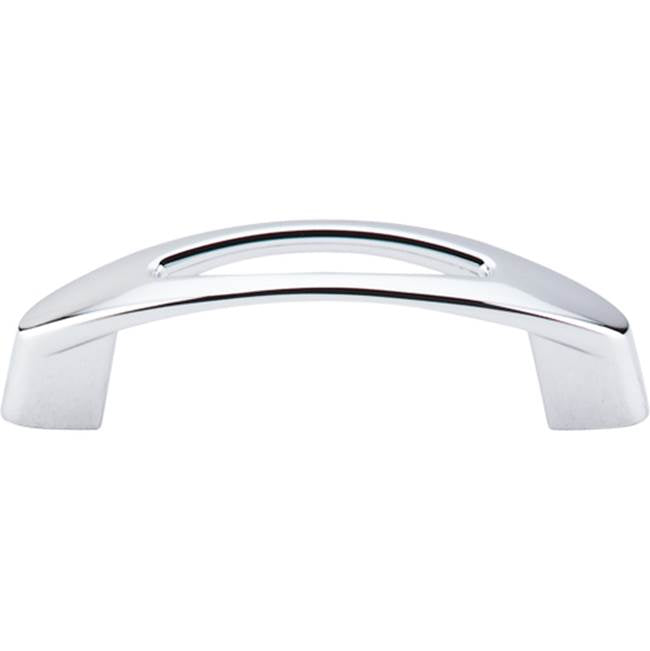 Top Knobs - Verona Pull 3 Inch (c-c) Polished Chrome - Polished Chrome