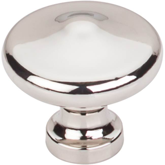 Top Knobs - Peak Knob 1 5/16 Inch Polished Nickel - Polished Nickel