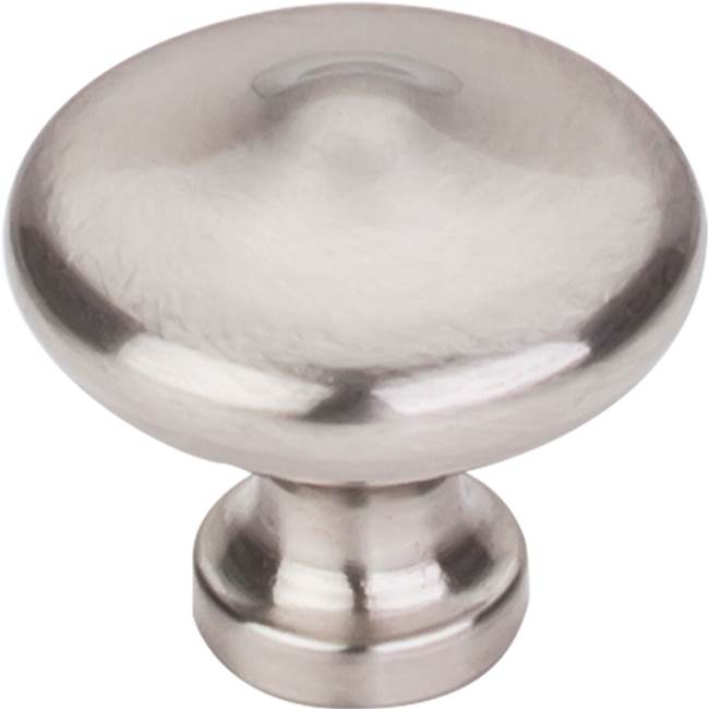 Top Knobs - Peak Knob 1 5/16 Inch Brushed Satin Nickel - Brushed Satin Nickel