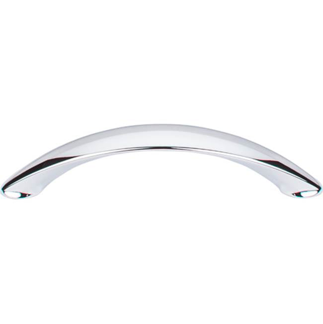 Top Knobs - Arc Pull 4 Inch (c-c) Polished Chrome - Polished Chrome