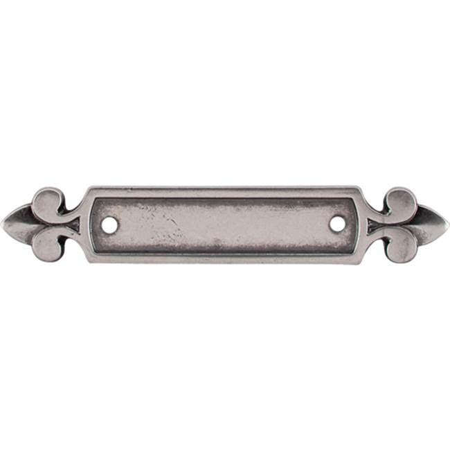 Top Knobs - Dover Backplate 2 1/2 Inch Pewter Antique - Pewter Antique