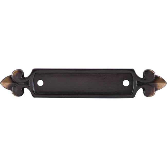 Top Knobs - Dover Backplate 2 1/2 Inch Dark Antique Brass - Dark Antique Brass