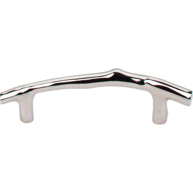 Top Knobs - Aspen II Twig Pull 3 1/2 Inch (c-c) Polished Nickel - Polished Nickel