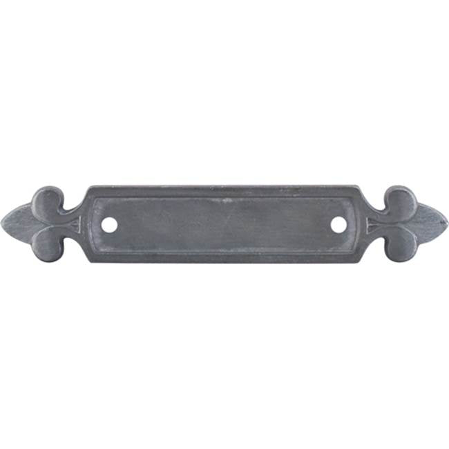 Top Knobs - Dover Backplate 2 1/2 Inch Pewter Light - Pewter Light