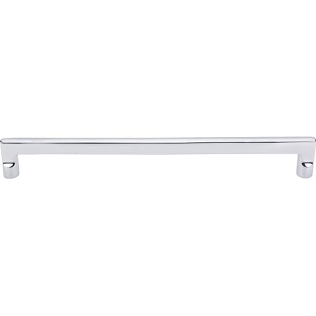 Top Knobs - Aspen II Flat Sided Pull 12 Inch (c-c) Polished Chrome - Polished Chrome