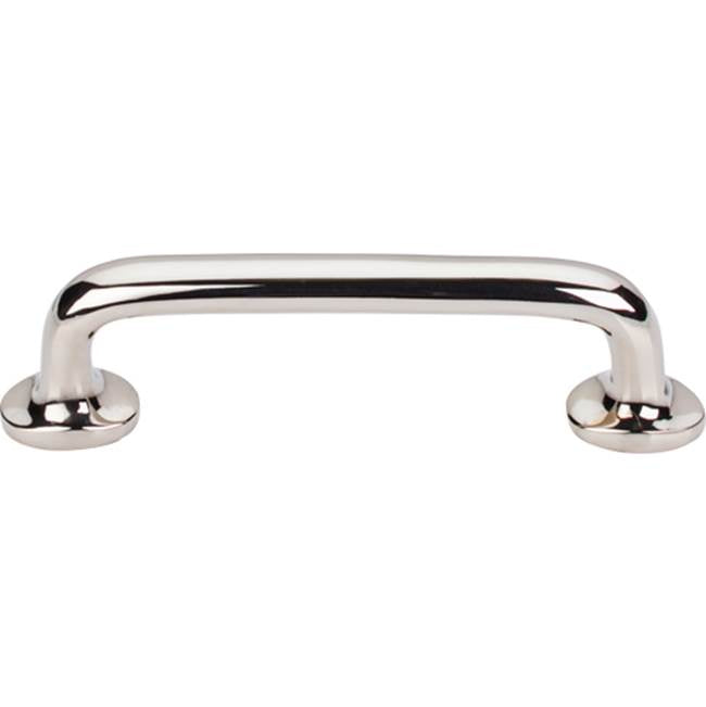 Top Knobs - Aspen II Rounded Pull 4 Inch (c-c) Polished Nickel - Polished Nickel