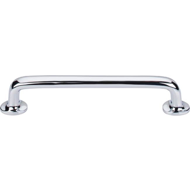 Top Knobs - Aspen II Rounded Pull 6 Inch (c-c) Polished Chrome - Polished Chrome