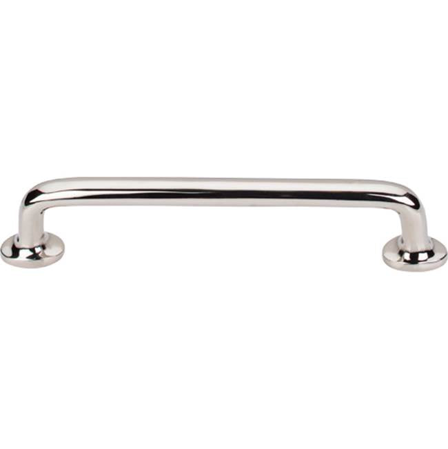 Top Knobs - Aspen II Rounded Pull 6 Inch (c-c) Polished Nickel - Polished Nickel
