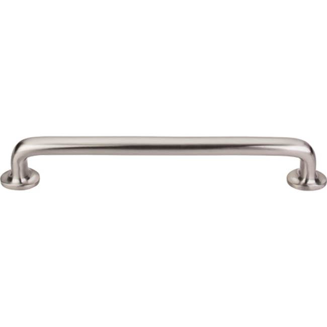 Top Knobs - Aspen II Rounded Pull 9 Inch (c-c) Brushed Satin Nickel - Brushed Satin Nickel